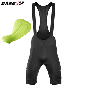 <span class=keywords><strong>Pantaloncini</strong></span> da Ciclismo Personalizzati Darevie per Uomo, Shorts da Corsa su Strada Neri, <span class=keywords><strong>Pantaloncini</strong></span> MTB con Tasche, Ropa Ciclismo <span class=keywords><strong>Gravel</strong></span> HP Pad Shorts - Product Image 2