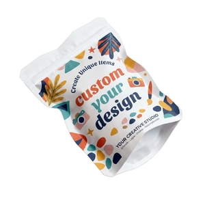 Custom Design Stand Up <b>Pouch</b> Resealable Zipper Top Digital Printed Laminated Bag Packaging - Product Image 1
