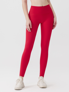 USA Oversea Warehouse High Waist Slim Breathable Yoga Pants for Women Full Length Fitness Running Sports Leggings Yoga Leggings - Product Image 2
