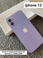 iPhone 12 Desbloqueado de Fábrica Global, Usado, 64GB 128GB, Teléfono Móvil 5G, Venta al Por Mayor