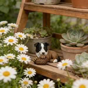 Adorable Estatua de Cachorro de Resina Realista |   Figura Realista de Perro Golden Retriever Labrador <span class=keywords><strong>para</strong></span> Decoración del Hogar |   Escultura de Animales Duradera - Product Image 6