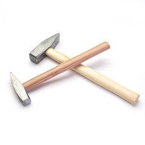 Marteau de menuisier à manche en bois neutre, face carrée en acier au carbone 001, pour robinetterie et améliorations domestiques - Product Image 1