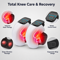 Fitease Rotlichttherapie Heiz- und Vibrations-Kniemassagegerät Intelligente Luftkompression Zeitsteuerung 5W DC 5V 2000mAh Lithium-Batterie