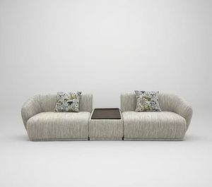 Juego de Sofás Modulares de Tela que Ahorran Espacio, con Secciones Configurables para Apartamentos Pequeños y Salas de Estar Urbanas - Product Image 2