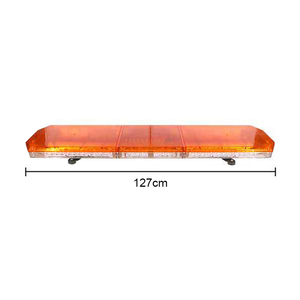 Barra Luminosa di Emergenza a 72 <span class=keywords><strong>LED</strong></span> da 3W, 12V 24V IP65, Faro Lampeggiante a <span class=keywords><strong>LED</strong></span> per Tetto, Bicolore Rosso Ambra - Product Image 5