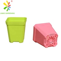Pot bunga tanaman mini persegi