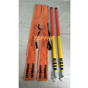3 Section Fiberglass Construction 100kV Telescopic Hot Stick - Product Image 5