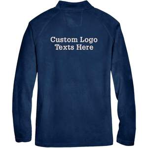 Custom Custom Microfleece <b>Zip</b>-<b>Up</b> <b>Jackets</b> for Men TT90 Embroidery Logo Texts for Outdoor Use - Product Image 3
