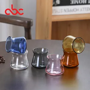 Jinbaijia Artistic Creative Advanced Exquisite Transparent Excellent Unique Pretty Lead-Free Crystal Whiskey Glass