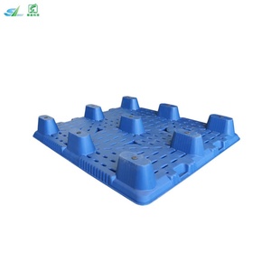 พาเลทพลาสติกแบบหน้าเดียว ขนาด 1200x1000 มม. สำหรับคลังสินค้ายูโรพาเลท ผลิตภัณฑ์สำหรับทางเดินหลายขนาด - Product Image 3