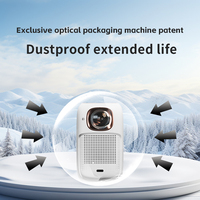 Mini projecteur LED portable de bonne qualité, compatible Android 4K, courte focale, WiFi, cinéma numérique, mise au point automatique