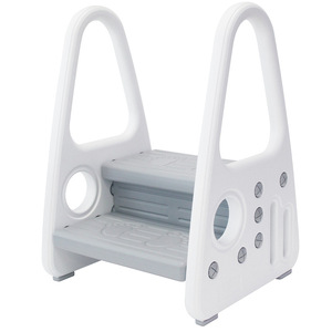 Taburete de baño para niños con escalones antideslizantes y asas laterales, 56x32x45cm, escalera de seguridad de plástico para acceso al inodoro y la cama - Product Image 2