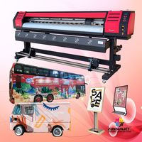 Vinilo 64 en 63 pulgadas Echo Solvent Banner Plotter vinilo pegatina camiseta sublimación impresora máquina Xp600 Single Haed