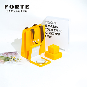 Boîte de présentation de bijoux FORTE personnalisable pour bagues et colliers, emballage artisanal de fournisseurs d'emballages de bijoux - Product Image 3