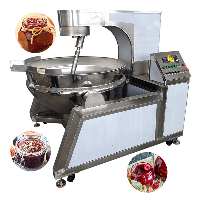 OCEAN Industrial Automatic Sauce Mix Pot Cook Planetary Mixer Jacket Kettle Auto Stirrer for Cook
