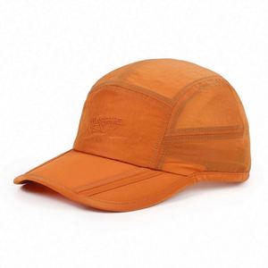 Gorras de Béisbol de Secado Rápido OEM/ODM de Fábrica, Gorra Deportiva Plegable con Visera para Correr y Acampar, Gorra de Béisbol de 7 Paneles con Logotipo Personalizado - Product Image 4
