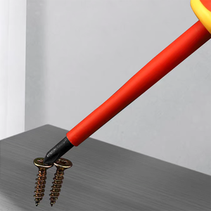1 <span class=keywords><strong>tournevis</strong></span> d'<span class=keywords><strong>électricien</strong></span>, poignée entièrement isolée, résistance à la tension 1000V, test d'isolation professionnel. - Product Image 5