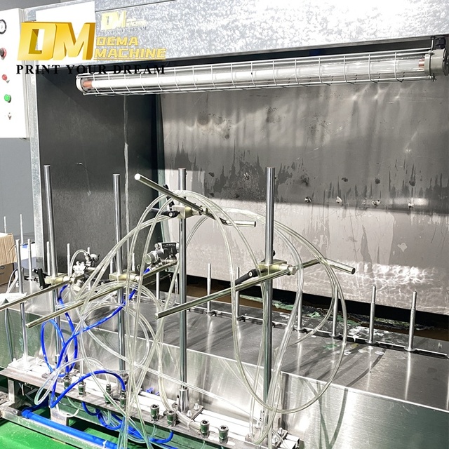 DM Factory Manufacture Ceramic Plastic Glass Coating Machine Glass Bottle Automatic Spray Painting Machine