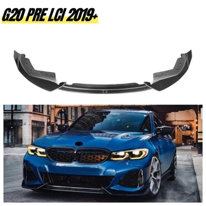 Labio de parachoques delantero MRD para BMW G20 G28 2019 + PRE LCI <span class=keywords><strong>AO</strong></span> estilo diseño de una pieza fibra de carbono Real - Product Image 1
