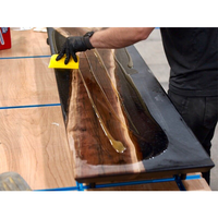 Dessus de Table en bois en résine époxy moderne sur mesure, vente en gros