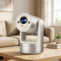 Projecteur LED LCD J3, résolution native 720P, 200 ANSI, Android 9, mise au point automatique, WiFi6, BT 5.2, 30-200 pouces, compatible 4K, batterie intégrée