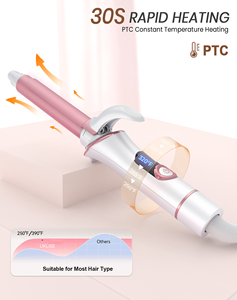Mini fer à boucler haute température, nouveau modèle, fer à cheveux chauffant avec chauffage PTC, écran LCD, fer à boucler électrique - Product Image 5