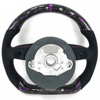 Volant en fibre de carbone adapté aux Audi A1 A3 A4 A5 A6 A7 RS R8 RS3 C7 Q5 Q7 S3 B8 B9 S4 Q3 Q8