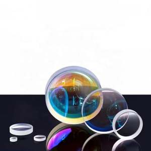 Verre optique saphir personnalisé 10-60mm BK7 Caf2 lentille biconcave lentille en verre imagerie lentille concave Plano - Product Image 1