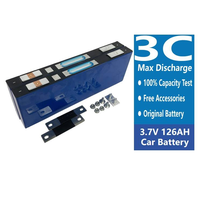 Cellule prismatique NMC 3,7 V 126 Ah, batterie hybride de remplacement 3,7 V 811 133 Ah, batterie NCM, batterie de voiture électrique, cellules neuves d'origine