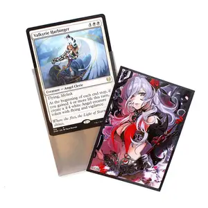 アニメアートプリントカードスリーブ遊戯王MTGTCGカスタムプリントカードプラスチックゲームゲームカードスリーブ