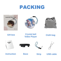 Dropshipping Nouveauté 2026 Lecteur de boule de cristal électronique à mémoire vidéo, design créatif et personnalisé, tendance mode