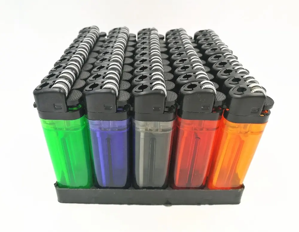 wholesale flint disposable other lighters encendedores transparentes