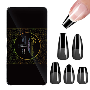 Forsense <span class=keywords><strong>Fantaisie</strong></span> Noir Gothique 3d Presse sur <span class=keywords><strong>Ongles</strong></span> Ensemble Bas quantité minimale de commande Haute Qualité À La Main <span class=keywords><strong>Faux</strong></span> <span class=keywords><strong>Ongles</strong></span> Pointe Cercueil Femelle Artificielle <span class=keywords><strong>Faux</strong></span> <span class=keywords><strong>Ongles</strong></span> - Product Image 1
