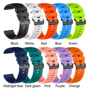Bracelet de montre intelligente en silicone pour Huawei GT2, bracelets 46 mm 22 mm pour Samsung Galaxy Watch 44 mm 20 mm - Product Image 6