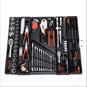 Three-Layer Foldable Chrome Vanadium Steel <b>Tool</b> <b>Box</b> Combination Set 85-Piece Hand Machine Repair Sleeve OEM 3-Year Warranty PL-8 - Product Image 4
