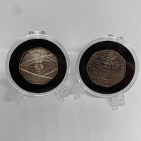 Capsule pour pièces de monnaie avec insert en mousse personnalisé pour la numismatique et la collection de pièces