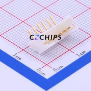 S6B-PH-K-S-GW(LF)(SN) Wire-to-Board Pin Header Bent Lead Through Hole,P=2mm Connector 1x6P 2mm Right Angle Insert PH - Product Image 1