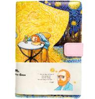 Carnet créatif La Nuit étoilée, série Vincent Van Gogh, cadeau pour étudiants, carnet en cuir, reliure spirale, papier imprimé PVC