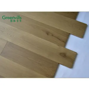 Luxury natural wood flooring engineered oak European white oak+ solid wood flooring