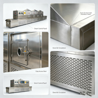 CE-gekeurde LEWAVE automatische magnetron-dehydratatiemachine pomp-tandwiel industriële toepassing voor fruit- en groentepoeder drooglijn