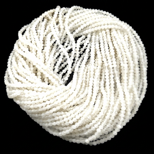 Perles Rondelles Facettées en Pierre de Lune Blanche Naturelle de Qualité Supérieure, 13 Pouces, 2mm-2.5mm, Colorées, Vente en Gros, Fournisseur tiers - Product Image 1