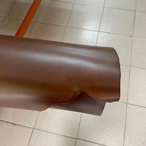 Dark Brown Cow Oil Tanned Cow <strong>Leather</strong> <strong>Italy</strong> Quality Nice Color and Crazy Horse Style Cow Skin - Product Image 4