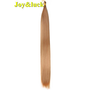 ผมถักเปียขายส่ง ผมตรงยาวสำหรับถักโครเชต์ ผมเปียนุ่มลื่นแบบเป็นมัด หลายสี ผมต่อสังเคราะห์ - Product Image 4