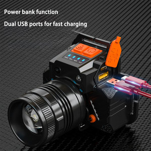 Taikoo ไฟหน้าแบบมีเซ็นเซอร์ตรวจจับการเคลื่อนไหวสำหรับกลางคืนไฟหน้าชาร์จ USB สำหรับการผจญภัยกลางแจ้ง - Product Image 4