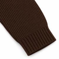 Cardigan en laine et nylon tricoté pour homme, personnalisé ODM/OEM, avec fermeture éclair intégrale, bordure en fourrure, épais, respirant, vêtement d'extérieur pour l'hiver