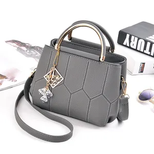 Luxury Custom Grey Color Female Cheap Unique Cute New Arrival Ladies Shoulder Hand Bags