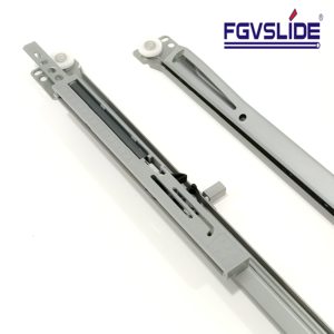 Fgvslide phần cứng đồ nội thất mềm đóng cửa sơn tĩnh điện ngăn kéo trượt con lăn đường sắt <span class=keywords><strong>Euro</strong></span> trượt - Product Image 4