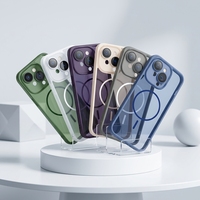 Vente en gros de coques magnétiques transparentes en TPU avec paysages urbains en 6 couleurs pour Redmi Note 14 Pro Plus 13 Pro 12 A3, antichoc