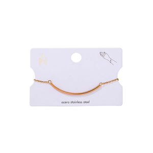 Bracciale in Acciaio Inossidabile Pulsera Acero Design Minimalista Gioielli alla Moda - Product Image 1