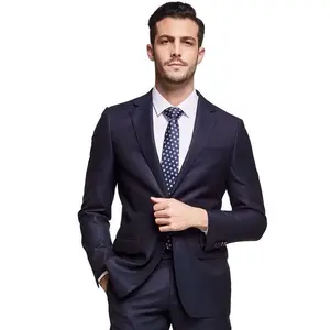 Kunden spezifische OEM Man Suit Slim Fit Herren Smoking Anzüge Blazer Jacken Mantel Hose Herren Business Anzug